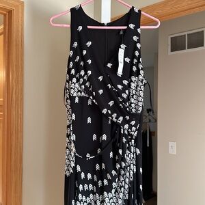 White House Black Market sleeveless matte jersey maxi dress.